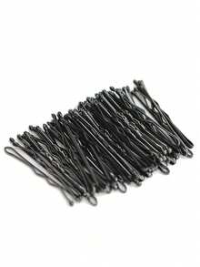 50pcs Women All-Match Minimalist Black, Brown, Gold Simple Straight Barrettes, Fashion Versatile Elegant Hair Clips For Daily Outfit, Hairstyle, Face Washing, Makeup Accessories, Claw Clips, Hair Slide, Hair Claws, School Stuff, Hair Accessories - Shape - View 7