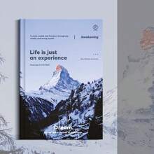 This Landscape-Themed Hardcover Notebook Is Made Of Thick Double-Sided Paper, With 160 Pages, A Compact Notebook Design, A Sturdy Cover And Bookmark Strap, Suitable For Daily Journals And Notes, School Supplies, Office Use, Back-To-School, High-End Cultural Creative Diaries, And Student Gifts. - A5 - View 15