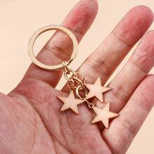 1 Cute Star Keychain, Suitable For Women's Bags, Backpacks, Car Key Decorations, Holiday Gifts, Gifts For Friends - 粉色 - 查看 2