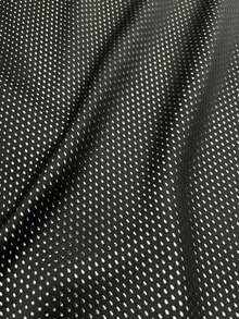 GRDR 夏季新款 V 领网眼 T 恤，男士健身日常穿着 - 黑色 - 查看 5