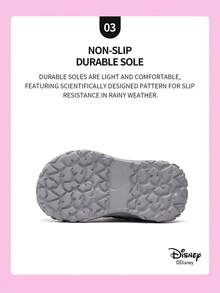 Disney 1 đôi giày thể thao trẻ em hợp tác cùng , thích hợp cho mặc hàng ngày, lễ hội, thể thao, hoạt động ngoài trời, thoải mái, chống trơn trượt, thoáng khí (Giày thể thao bé trai, giày trượt ván bé trai, giày thể thao trẻ em, giày thể thao bé gái, giày trượt ván bé gái) - Hồng - Xem 5