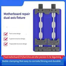 Multi-Functional Precision Repair Fixture For Smartphones, CPU Chip Holder, High Temperature Resistant, Motherboard Repair Clamp, IC Desoldering Clamp, Soldering, PCB Mainboard Fixture, Welding Fixing Tool - Blue - View 9