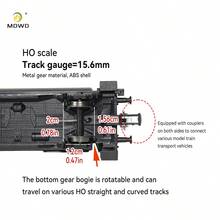 HO型火车模型 1:87比例 油罐车 金属轮钩式卡车 - 98600 - 查看 3