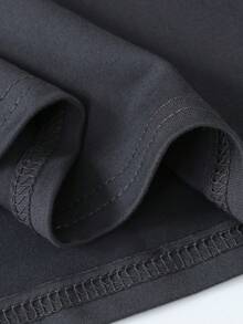 New Spring/Summer Boys Cute Game Style "67" Graphic Round Neck Short Sleeve T-Shirt, Children Printed Tee - Grey - View 6