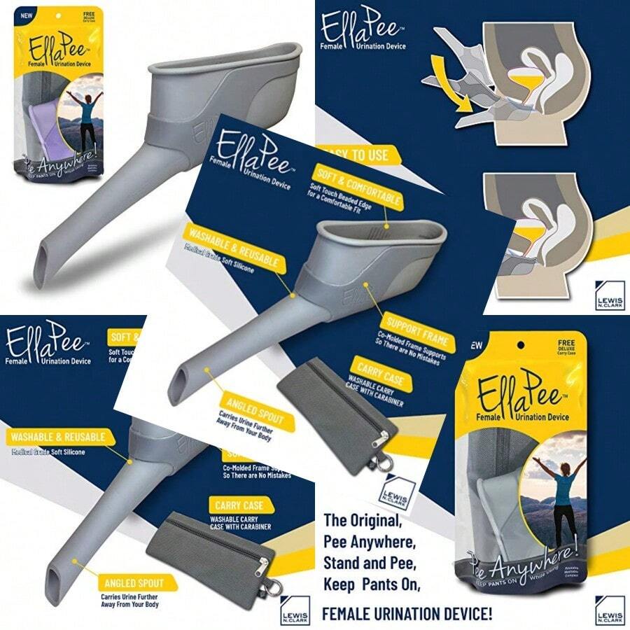 Lewis N. Clark e Disitivo de miccion Femenina - Gris - Ver 1