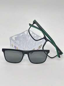 Men Fashion Glasses - Green - View 1