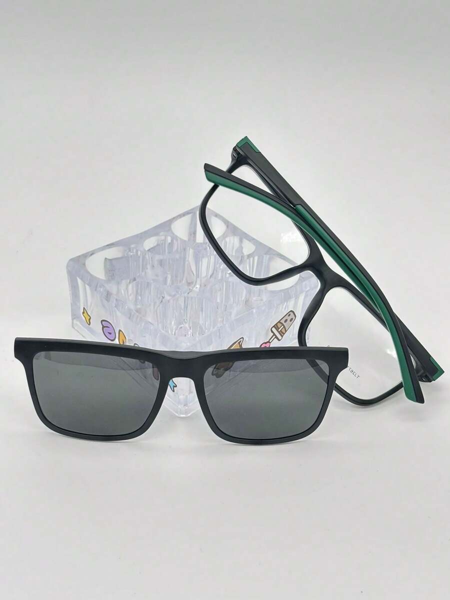 Men Fashion Glasses - Green - View 1
