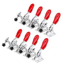 8-Pack Mini-Duty Steel Toggle Clamps, Quick Release Manual Tool Set With GH-201A Horizontal Clamping, Secure Gripping - 8Pcs - View 2