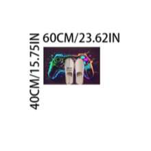 1pc Colorful Graffiti Game Console Decorative Square Rug, Bedroom Decor, Small Rug, Carpet, Home Decor, Living Room Rug, Bedroom Rug, Outdoor Rug, Washable - Multicolor - View 19