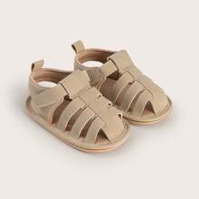 夏季婴儿鞋，软底防滑婴儿凉鞋，0-1岁清新童鞋，0-6-12个月婴儿鞋 - 杏色 - 查看 8