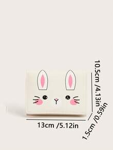 1pc Cute Children's Wallet & Card Holder, Cartoon Cat Casual Pouch, Girls' Small Coin Purse, Travel & Daily Use Wallet - Multicolor - View 4