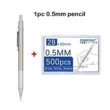 120-500支装 2B/HB 自动铅笔芯 书写绘画考试替换芯 0.5/0.7/0.9/1.3/2.0mm 书写艺术绘画自动铅笔 文具 - 套裝 - 查看 12