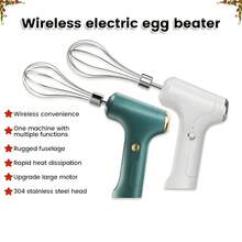 Handheld Electric Mini Low-Power Mixer, Egg Beater, Cream Baking And Kneading Machine, Cream And Egg White Whipping, Lightweight And Compact, Upright Design, Suitable For Baking And Cooking - Multicolor - View 7