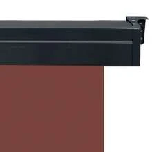 vidaXL Balcony Side Awning 85x250 Cm Brown - A - Übersicht 7