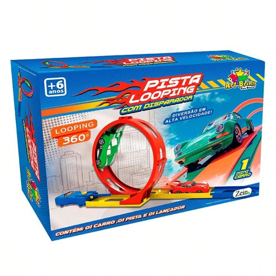360 Looping Car Track With Hotwheels Type Launcher With Reverse Exit ...