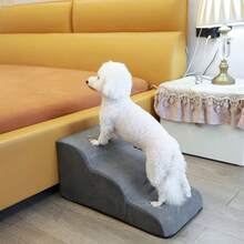 Cầu thang cho thú cưng 3/4/5 bậc, đường dốc cho giường, ghế sofa, chống trơn trượt và mài mòn, có thể tháo rời và giặt được, chăm sóc cho chó mèo bị thương, già yếu và đau khớp, sản phẩm bán chạy. - Nhiều màu - Xem 9