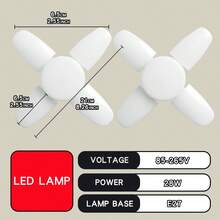 1/2/4 szt. żarówek LED E27, składana lampa wisząca - AC 85-265 V, 28 W, drukowana w 3D, do użytku wewnątrz pomieszczeń, okablowanie na stałe, nie wymaga baterii, nowoczesna konstrukcja oprawy oświetleniowej do wnętrz, żarówka LED w zestawie - białe światło - Zobacz 13