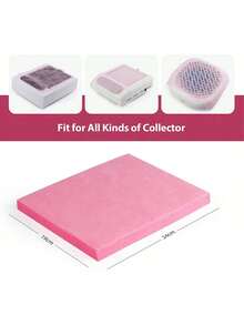 100 قطعة ورق تصفية لمكنسة الأظافر ثلاثية الألوان من القماش غير المنسوج، مرشح لجامع الغبار لمكنسة الأظافر المحمولة، صالون الأظافر، استوديو الأظافر، أوراق تصفية فراغ الأظافر الجديدة، قماش مرشح جامع الغبار متين - A - مشاهدة 7