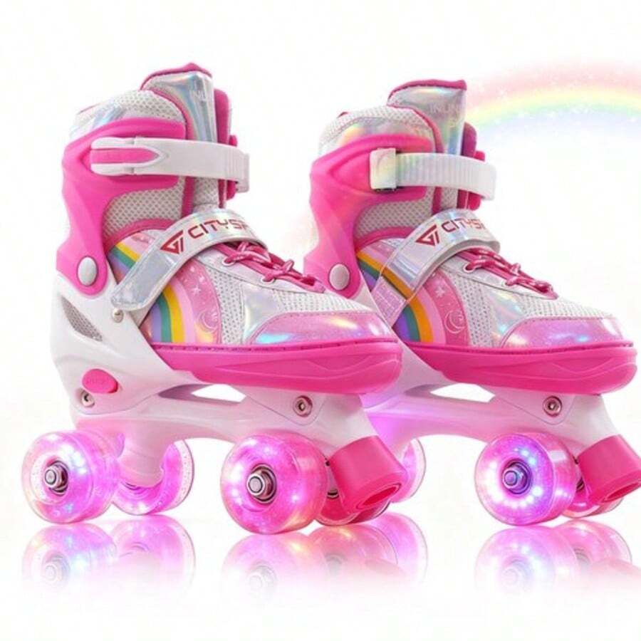 Kids Skates - Rose Red - View 1