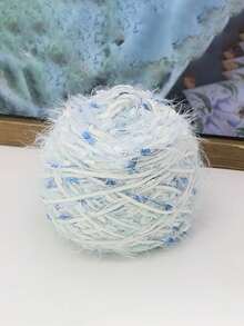 1pc 50g 1pc Warm Ombre Gray Feather Sea Salt Polish Spring Letter Mohair Blend Yarn DIY Scarf Craft Kit - A49 - View 10