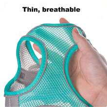 Dog Harness Small Sized And Leash Set For Small Dogs Cats,Yellow XS Puppy Harness, Step In Soft Dog Reflective Vest, Breathable Mesh Pet Harness. - 灰拼黃 - 查看 6