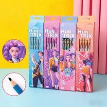 1 Box Random K-POP Anime "Witch Hunter" Peripheral Anime Accessories, Sketch Pens, Writing Pencils, Holiday Gift (Packaging Style Random) - A - View 3