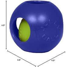 Teaser Ball Dog Toy, Small/4.5 Inches, Blue,41152106 - Amarillo Mostaza - Ver 6