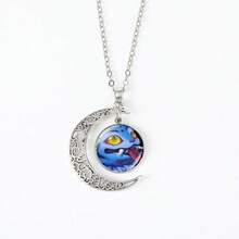 Mattel K-Pop 女团猎巫项链，月亮项链配半月吊坠，Time Gem 银饰配饰 - 彩色 - 查看 7