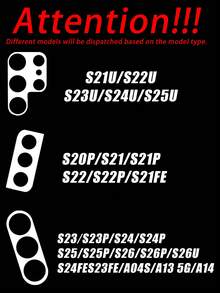 3pcs Camera Lens Protector Film Compatible With Samsung Galaxy S23/S23 Plus/S23 Ultra, Galaxy Z Flip 5, Galaxy Z Fold 5, Galaxy S24 Ultra, S24 FE, A06, A16, A26, A36, A56, Galaxy S25 Ultra, Galaxy Z Flip 7, Galaxy Z Fold 7, S26, S26+, S26 Ultra, A17 - Clear - View 7