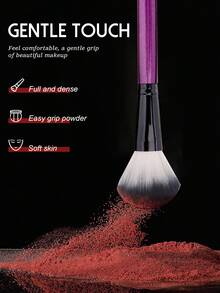 48PCS Makeup Tools Set Including:28PCS Makeup Brush Set+1pc Multi-Functional Zipper Toiletry And Cosmetic Bag Waterproof+6PCS Makeup Sponges+6PCS Triangle Powder Puffs+6 PCS Mini Air Cushion Powder Puffs+1pc Makeup Brush Cleaning Tools,All-In-One & Beginner-Friendly | Travel-Ready & Gift-Ready | Perfect For Newbies/Her - Multicolor - View 4