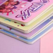 1pc A5 Witch Hunting Cartoon Lined Notebook, Random Style, Suitable For Students, Learning Rewards - Multicolor - View 5