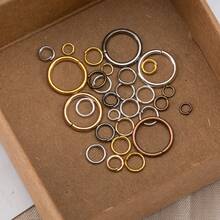 200Pcs Multi-Size Jump Rings Single Open Loop Connector Rings For Jewelry Making DIY Bracelets Necklaces Accessories - Multicolor - View 8