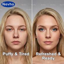 电动眼部按摩器，智能蓝牙眼部按摩器，4种按摩模式，每日按摩，打造迷人双眸，2026年爱自己的一种方式 - 白色 - 查看 8