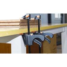 10 件套 10.16 厘米 F 型夹钳 - 快速释放棘轮木工夹钳，金属结构，黑色 - DIY 木工手工具 - 10pcs - 查看 4