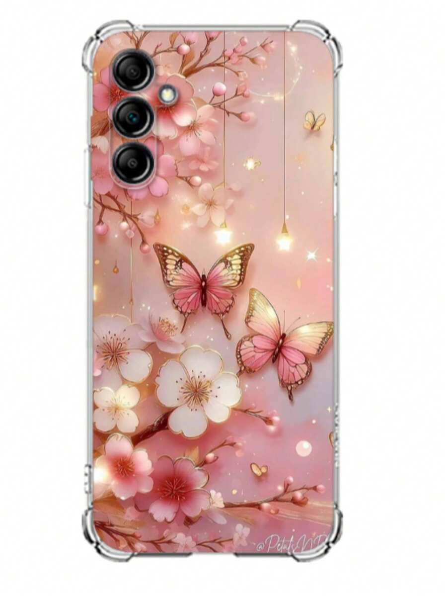 Capa Capinha de Celular Personalizada Tpu  Bomboleta - BOR022A - Visão 1
