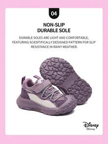 Disney 1 Pair  Collaboration Children's Sneakers, Suitable For Daily Wear, Festivals, Sports, Outdoor Activities, Comfortable, Non-Slip, Breathable (Boys' Sneakers, Boys' Skate Shoes, Children's Sneakers, Girls' Sneakers, Girls' Skate Shoes) - Purple - View 6