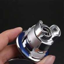 1pc 44mm 3D Metal Blue Chrome Star Bonnet Hood Logo Emblem Badge For Mercedes Benz W202 W203 W204 W208 W210 W220 W221 - 44mm Mercedes Benz - View 3