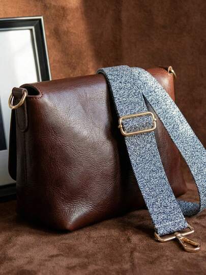 54inch Minimalist Woven Replacement Bag Strap Soft Fabric Adjustable Strap For Purses Totes