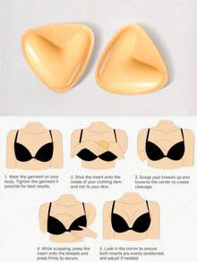 1/2/3 Pairs Breathable Silicone Triangle Thickened Self-Adhesive Invisible Nipple Covers - Multiple Styles - View 6