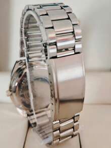 Orient Type Stainless Steel Social Quartz Watch - Unisex - White - View 3