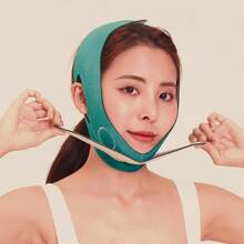Mặt nạ nâng cơ mặt hình chữ V bán chạy nhất, mặt nạ làm săn chắc da, kéo mỡ cằm, băng nâng cơ mặt hình chữ V cỡ nhỏ. - Màu xanh ngọc - Xem 6