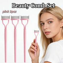 Eye Lash Mascara Guard Applicator Eyelash Comb Easy To Clean Fits Eye Shape Eyelash Brush Female Supply Mascara Brushe Makeup Brushes And Tools - Multicolor - View 6