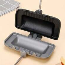 Sartén Para Hacer Sándwiches De Doble Cara, Sartén Antiadherente Con Mango Extraíble, Sandwichera Caliente Plegable Para Pan Tostado, Cafetera De Queso A La Parrilla, Máquina De Desayuno Y Panqueques De Desayuno, Panqueques, Herramientas De Cocina - PRENSA-SANDWICH - Ver 5