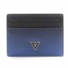 Guess Tarjetero  Milano azul y negro pielpara hombre - Multicolor - Ver 1