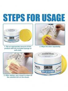 多功能抛光膏，配有海绵涂抹器，可用于鞋履和表面清洁，采用塑料材质，易于保养，打造光滑表面。 - 彩色 - 查看 1