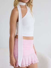 Women Tank Tops & Camis - 白色 - 查看 6