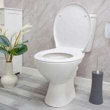 Quick Release Toilet Seat | Soft Close | Heavy Duty | Universal Fit | One Button - A - View 7