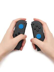 2个替换摇杆帽，兼容Switch/OLED/Lite/Joy-Con手柄。Switch手柄摇杆帽，NS/Lite手柄摇杆按钮帽，Joy-Con游戏手柄帽 - 彩色 - 查看 5