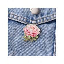 Art Lily Enamel Pin Fashion Flowers Decorative Brooches Ornaments Lapel Bag Badges Jewelry Gifts 2025 New Style Backpack For School Office Accessories Shirts Jacket Christmas Halloween Clothes Pin Funny Cute Teacher Gifts - 彩色 - 查看 1