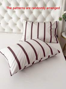 1 vỏ gối 100% cotton, vỏ gối cotton đã giặt, chất liệu tự nhiên, mềm mại và thoải mái, kiểu dáng phong bì, phù hợp cho ký túc xá nam và nữ, bộ đồ giường ngủ, trang trí ký túc xá trường học, phong cách tối giản. - Nhiều màu - Xem 5